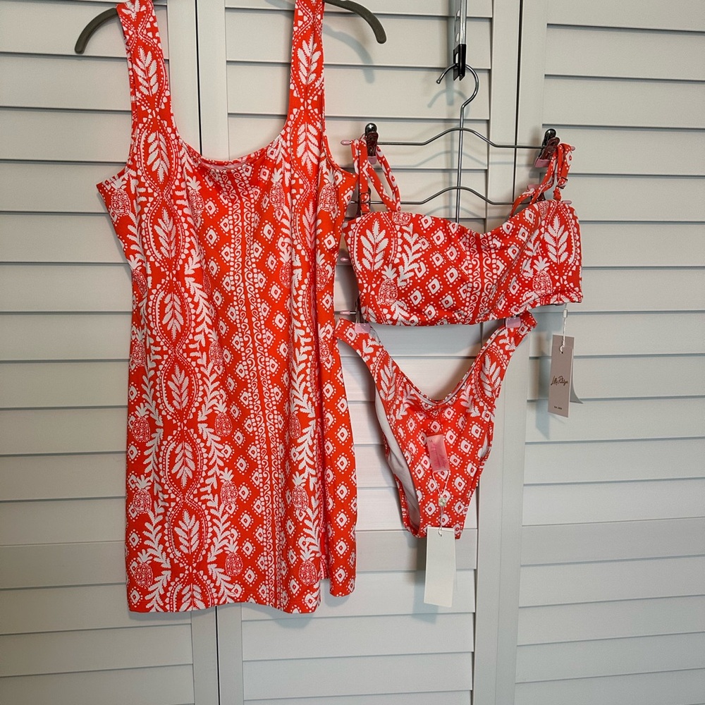 Lilly Pulitzer bundle bikini and dress coverup
